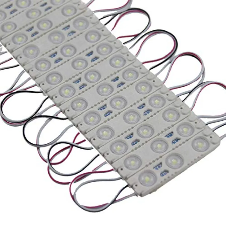 

Super Bright 200pcs 2835 3 LED Module Waterproof Decorative Light for Letter Sign Advertising Signs with Tape Adhesive Backside