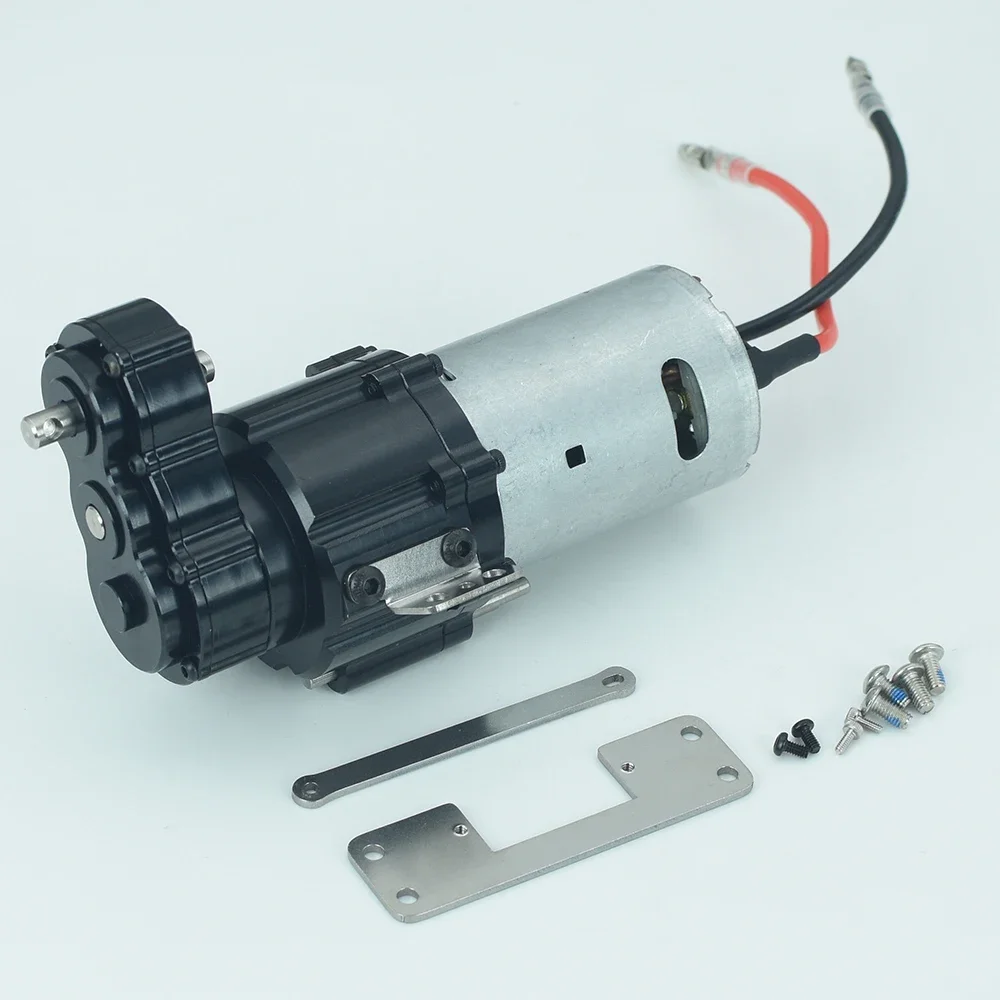 Metal Second Gearbox with Transfer Case for 1/14 RC Truck Tamiya For scania 770S For man For volvo FH16