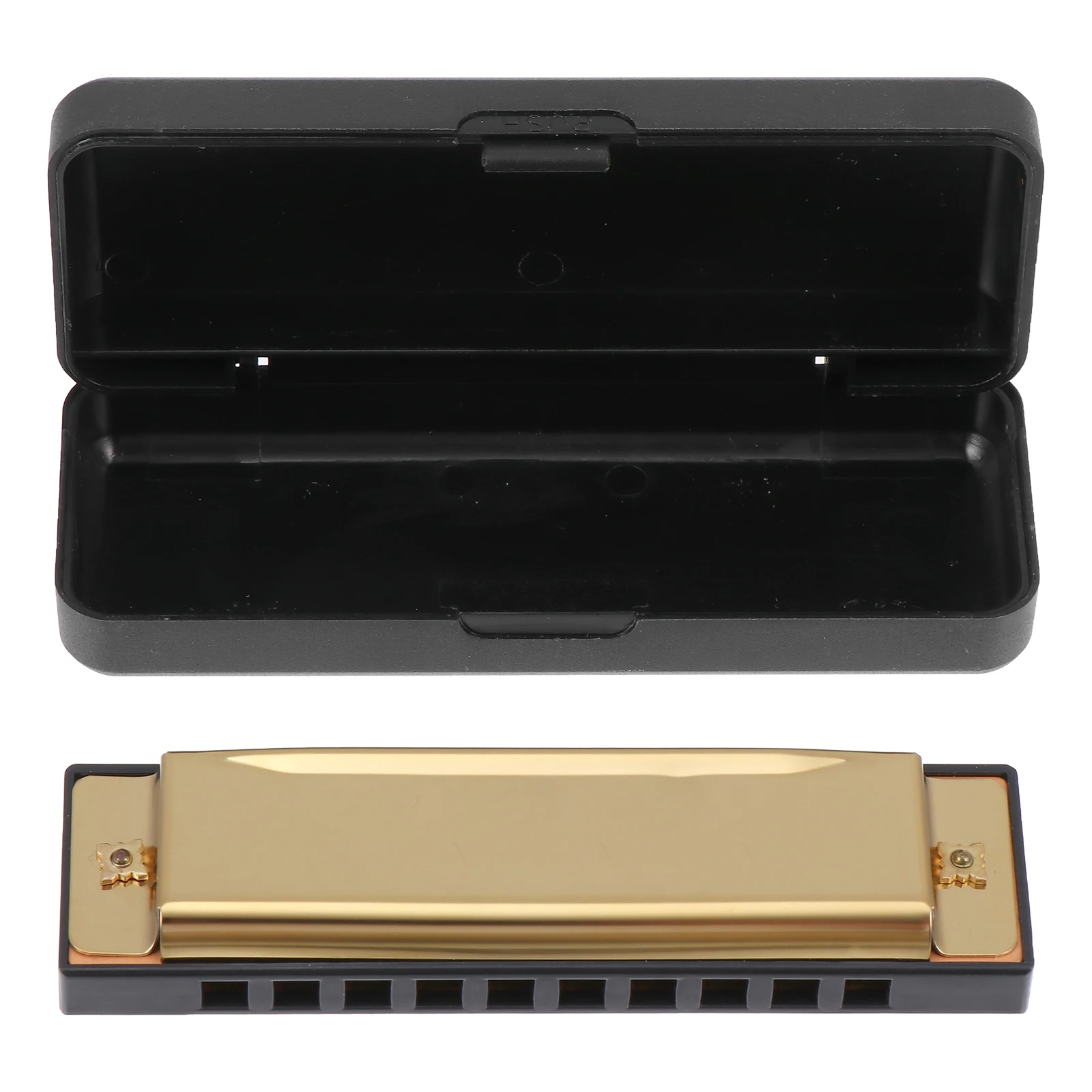 

Harmonica 20 Tones Tool for Music Lover Chrome Plated Harmonicas Practical