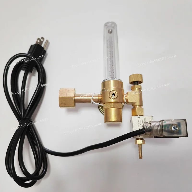 Full-Copper American-Style CO₂ Regulator with Gauge – Precision Pressure Reducer for Commercial Plant Grow Rooms