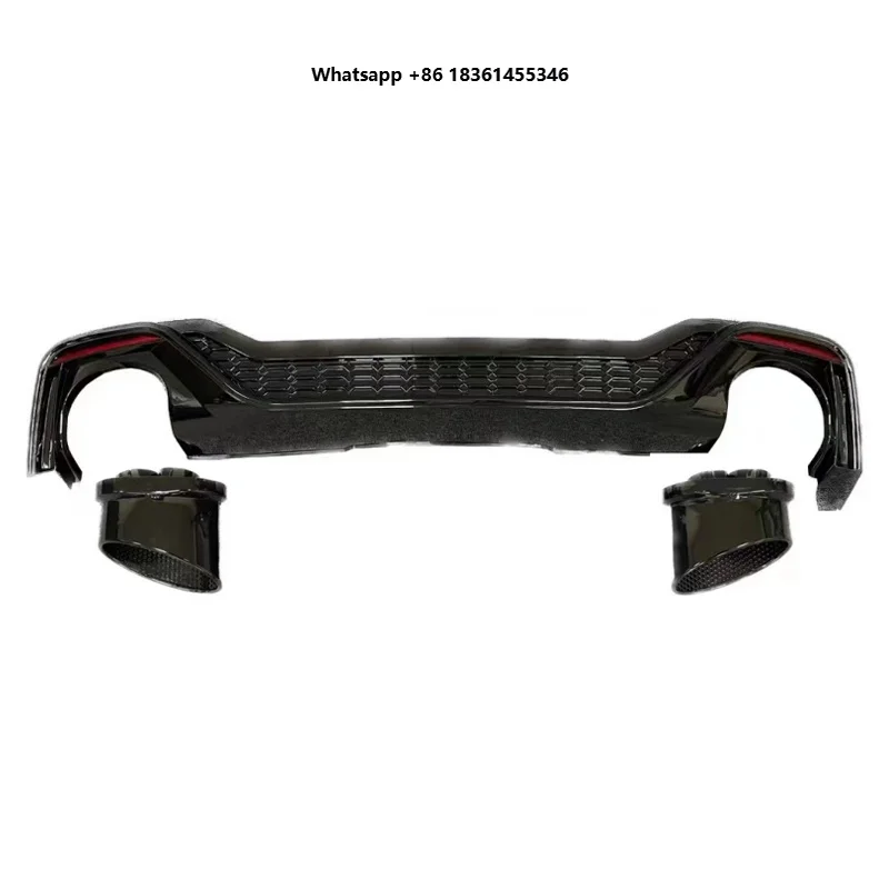 

For A5/S5 B9.5 2020-2024 S-Line, RS5 Style Rear Bumper Diffuser with Tail Pipes Suitable