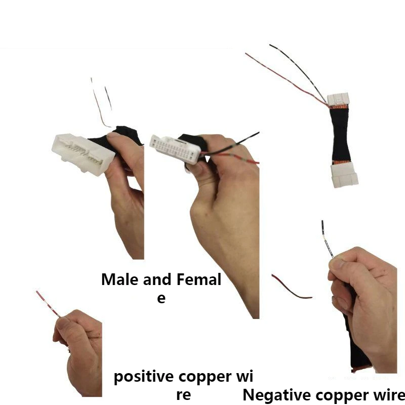 Tesla retrofit Non destructive cable for power supply With relay transformer Tesla Model 3 Model y Power supply wire harnes image 5