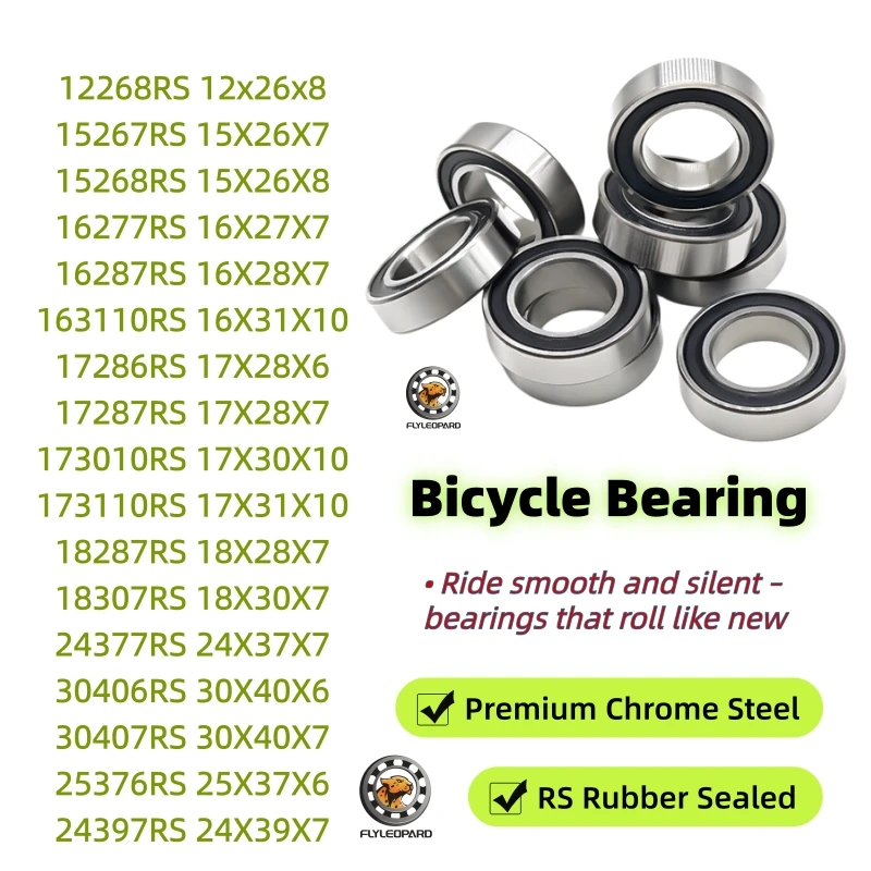 2/5PCS 15267RS 15X26X7mm Ball Bearing  Bike Axis Repair Bearing 12268 2RS 15268 2RS 17287 2RS 18307 2RS 18287 2RS 24377 2RS