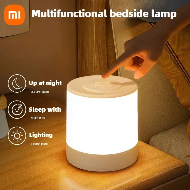 Xiaomi Bedside Led Night Lights Dimmable Charging Desktop Night Lamps Bedroom  Lighting Decoration Touch Reading Table Lamps