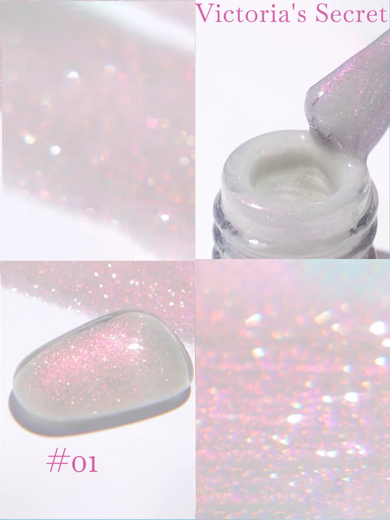 MIANEL 12ML Pink White Green color series With Explosive Glitter Gel Nail Polish, Popular Yun Brocade Diamond Gel Polish
