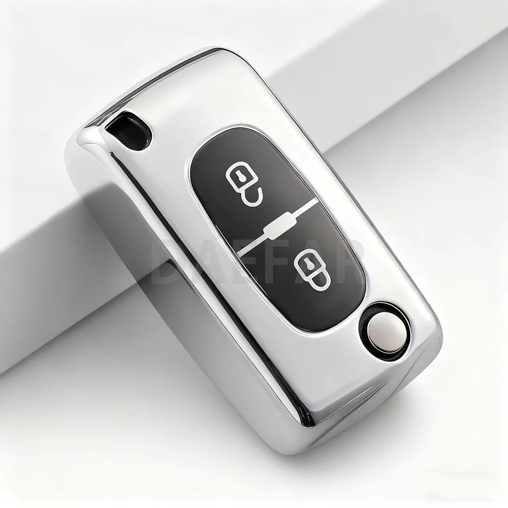 2 3 أزرار بولي TPU سيارة مفتاح بعيد غطاء لبيجو 107 207 307 308 407 607 206 4007 3008 5008 لسيتروين C2 C3 C4 C5 C6 C8