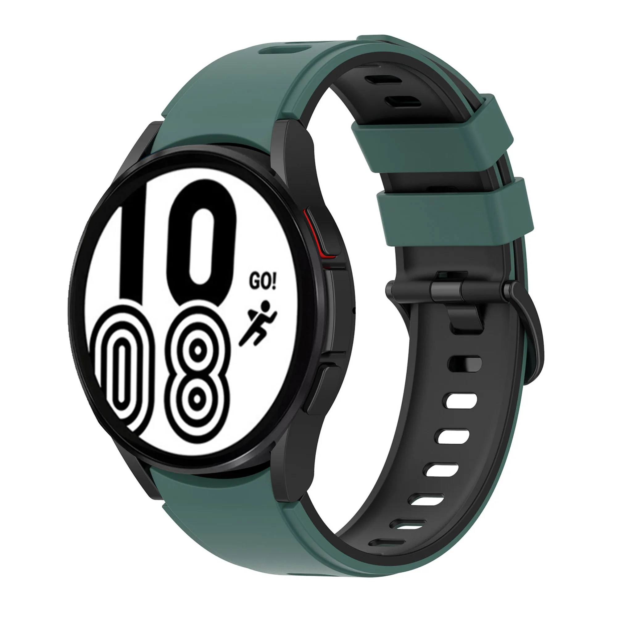 Correa para Samsung Galaxy Watch 4/5/5 pro, pulsera de silicona deportiva sin huecos, Correa clásica de 45mm, 44mm, 40mm, 46mm, 42mm