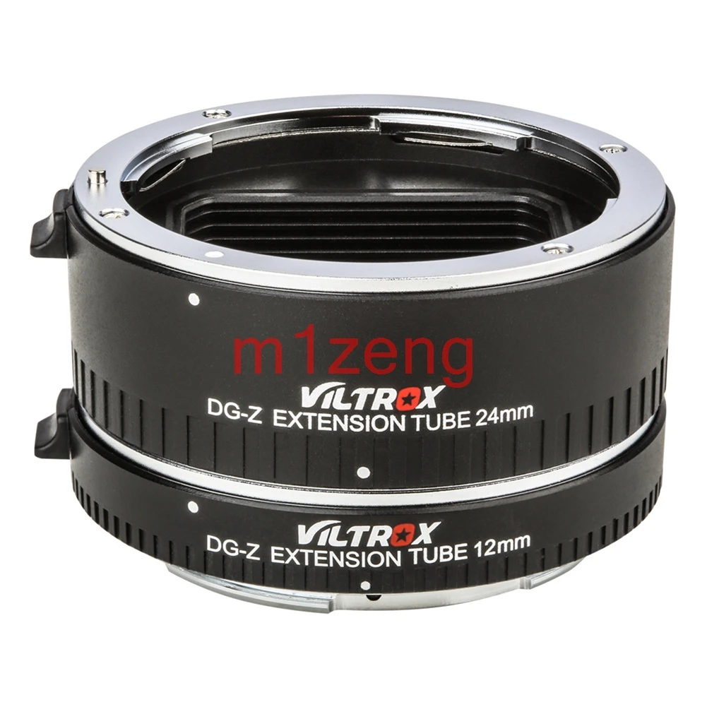 

12mm+24mm Metal auto focus macro extension tube Aperture adjust for Nikon z mount z5 z6 z7 Z8 z9 z30 z6ii z7ii z50 zfc Camera