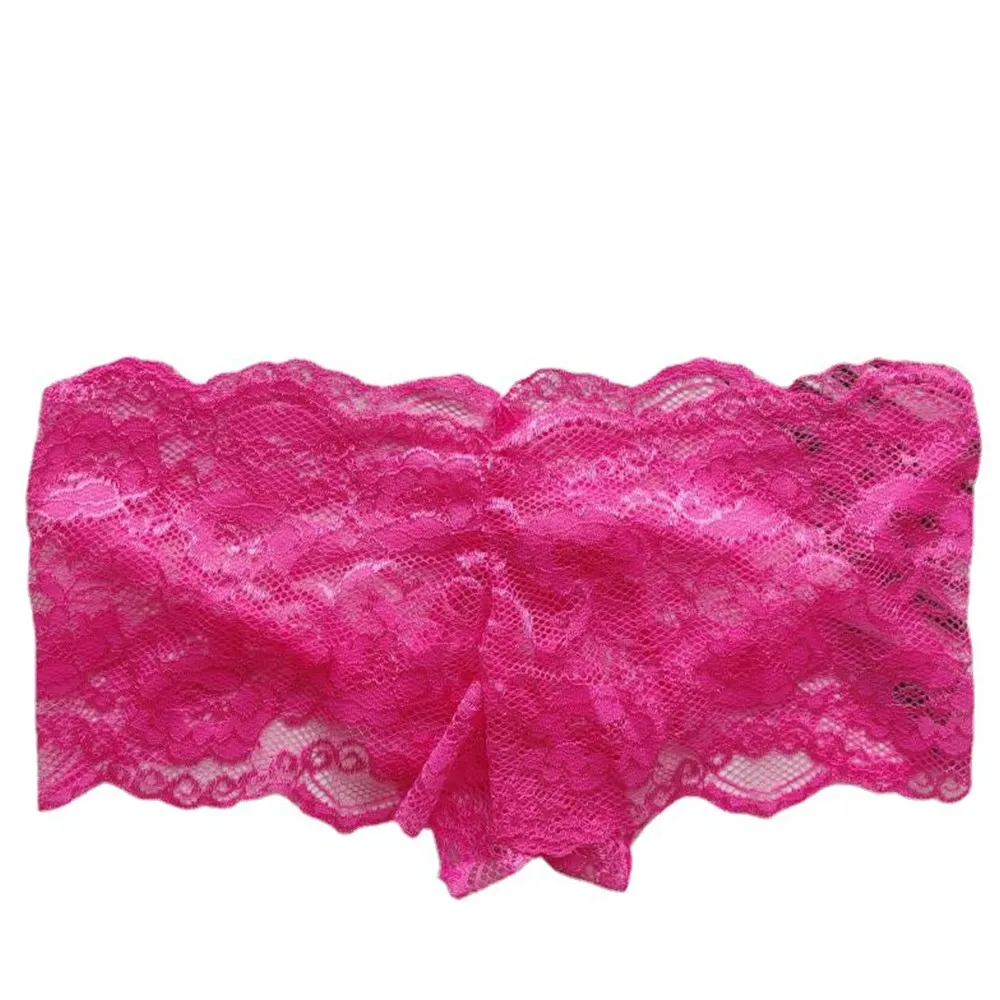 

Lace Shorts Mens Boxer Briefs All Season Briefs Comfortable Floral Knickers Plus Size Sexy Sheer Underpants Lingerie