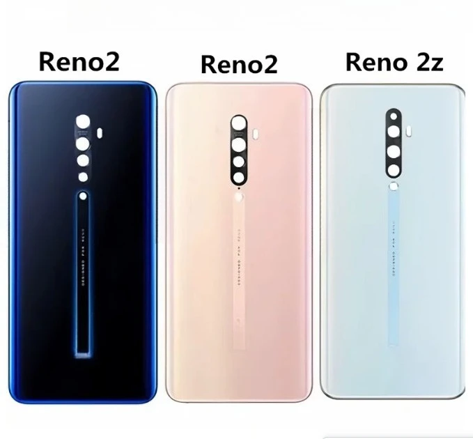 New Glass Back Battery Cover Housing For OPPO Reno Z / Reno 2 / Reno 2Z, Replacement Rear Door Case, Phone Repair Spare Parts