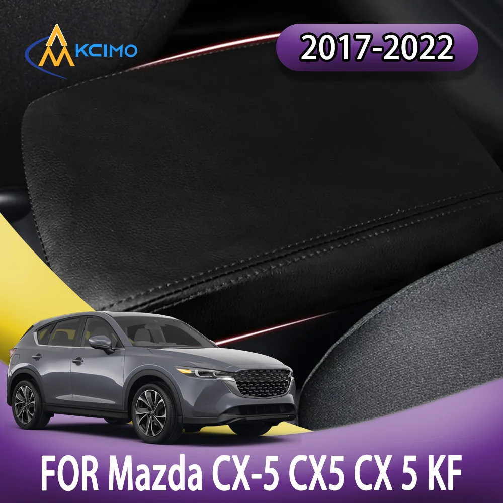 

Faux Leather Easy Clean Car Armrest Box Center Console Lid Armrest Cover Car Accessories For Mazda CX-5 CX5 CX 5 KF 2017-2022
