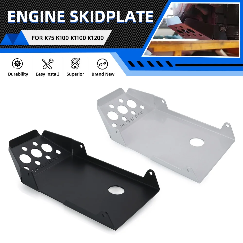 Motorcycle Accessories Skid Plate Bash Frame Guard Protection Cover For BMW K75 K100 K1100 K1200 K 100 K 1200 Engine Guards Part