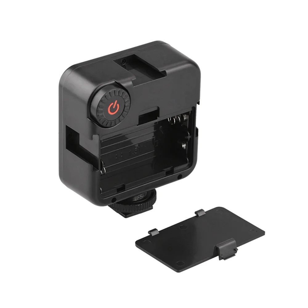 Luz LED de relleno Universal, accesorio cuadrado de 6000K, 1200LM, 60 °, distancia de 5M, batería AA, luminancia ajustable, Zapata fría