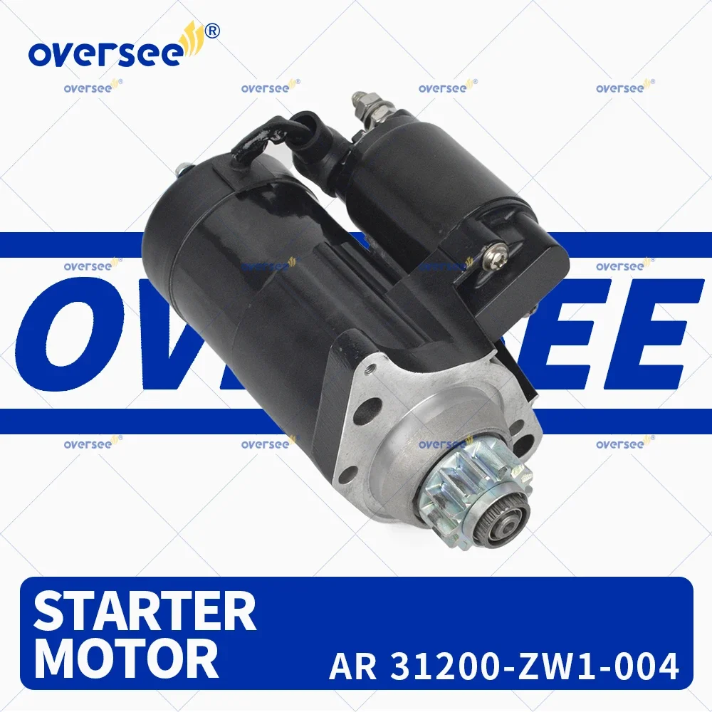 

Стартер Oversee 31200-ZW1-004 для подвесного двигателя Honda Mercury 75HP-130HP 8M 6007336 31200-ZW5-003 M0T65081 18-15061