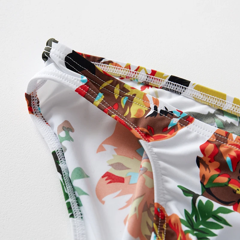 1 قطعة سراويل الحقيبة الرجالية عادية منخفضة الخصر مطبوعة ملابس داخلية مريحة مرونة الحرير الجليد مثير ملخصات حزام رياضي #2