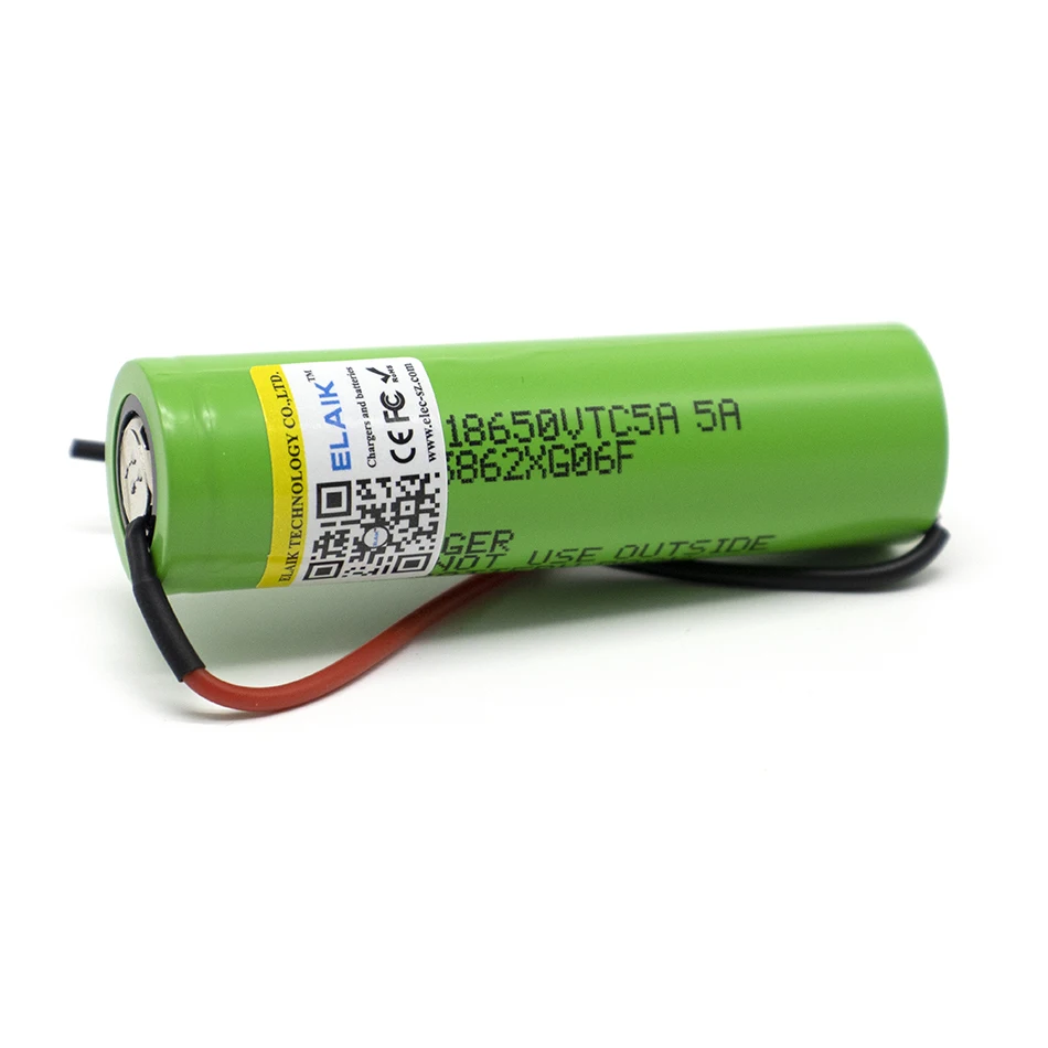 18650 3.7V 2600mAh Rechargeable lithium Battery Stable performance high quality cell power battery DIY+VTC5-outlet