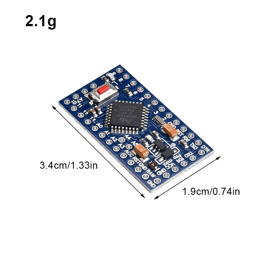 ATmega328 Pro Mini 328 Mini ATMEGA328P 3,3 V 8MHz para Arduino Placa de Desarrollo