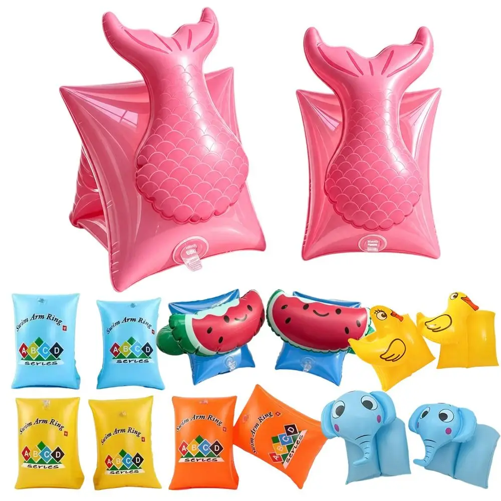 1Pairs Fashion Inflatable Arm Swimming Rings Safety Swim Training Arm Floaties Arm Float Rings Swimming Pool