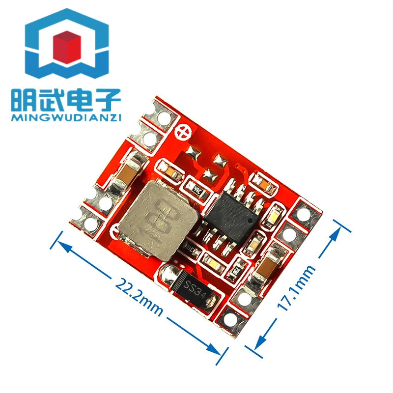 DC-DC 8 Stamp Hole DC-DC 3A step-down Power Supply Module ultra-small Size Fixed 5V Output Vehicle