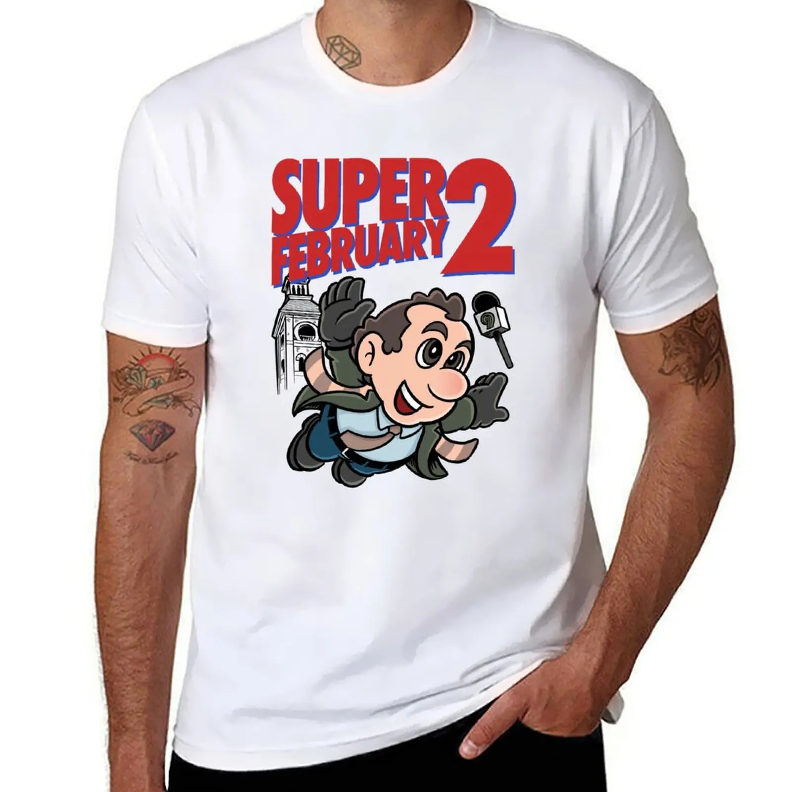 

Super February 2 T-Shirt men t shirt cotton 100% funny t shirts man T-Shirt