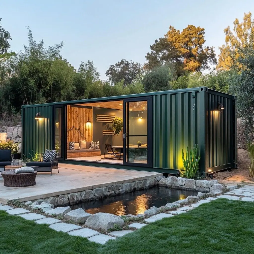 20ft 40ft Durable Prefab Container House Modified by Shipping Container Farm House Tiny Homes with Bathroom and Kitchen