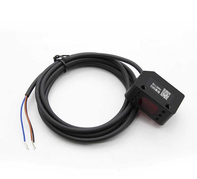 Diffuse reflection laser photoelectric switch sensor BJ-L300N, far and near detection distance can be adjusted arbitrarily