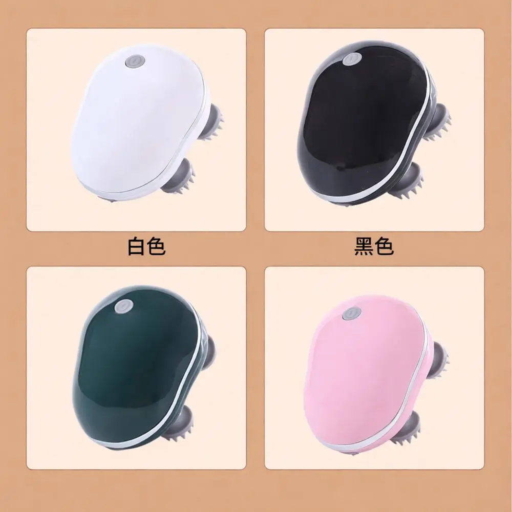Portable Electric Scalp Massager Wireless Head Soothing Device Multi Purpose Stress Relief Tool For Pets
