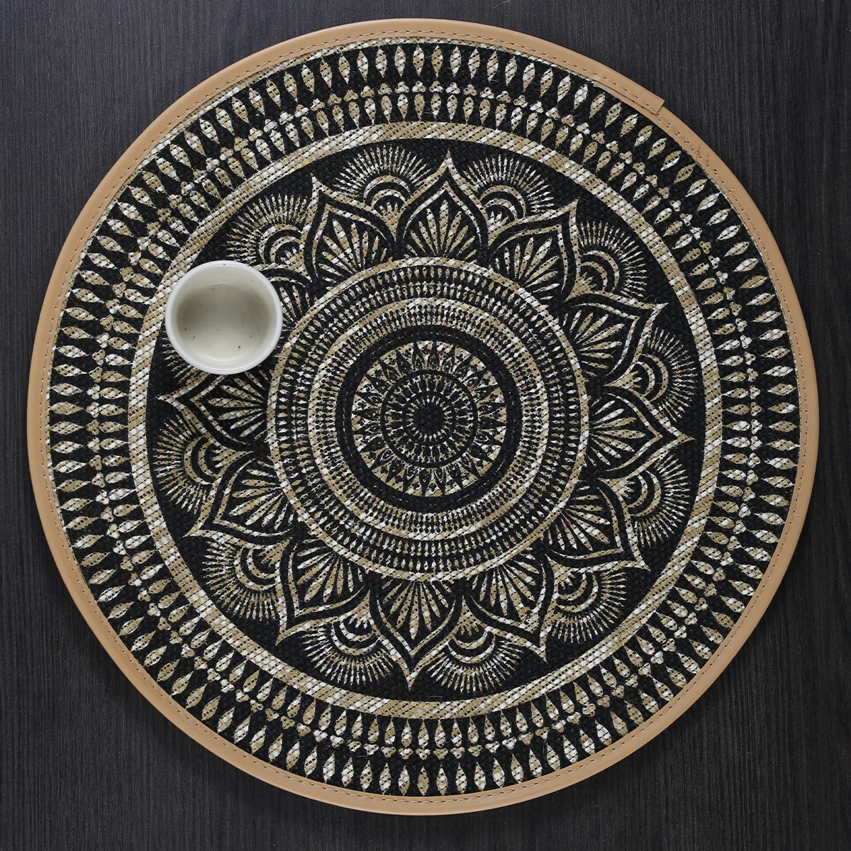 4 stücke/6 stücke Natürliche Vintage Jute Gewebt Tischsets Böhmischen Stil Party Party Dekoration Hängen Wand Dekoration Matte Vase matte