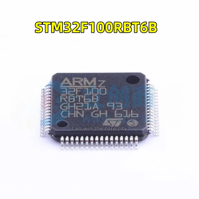 

10 pieces Original genuine STM32F100RBT6B LQFP-64 ARM, embedded 32-bit microcontroller in stock