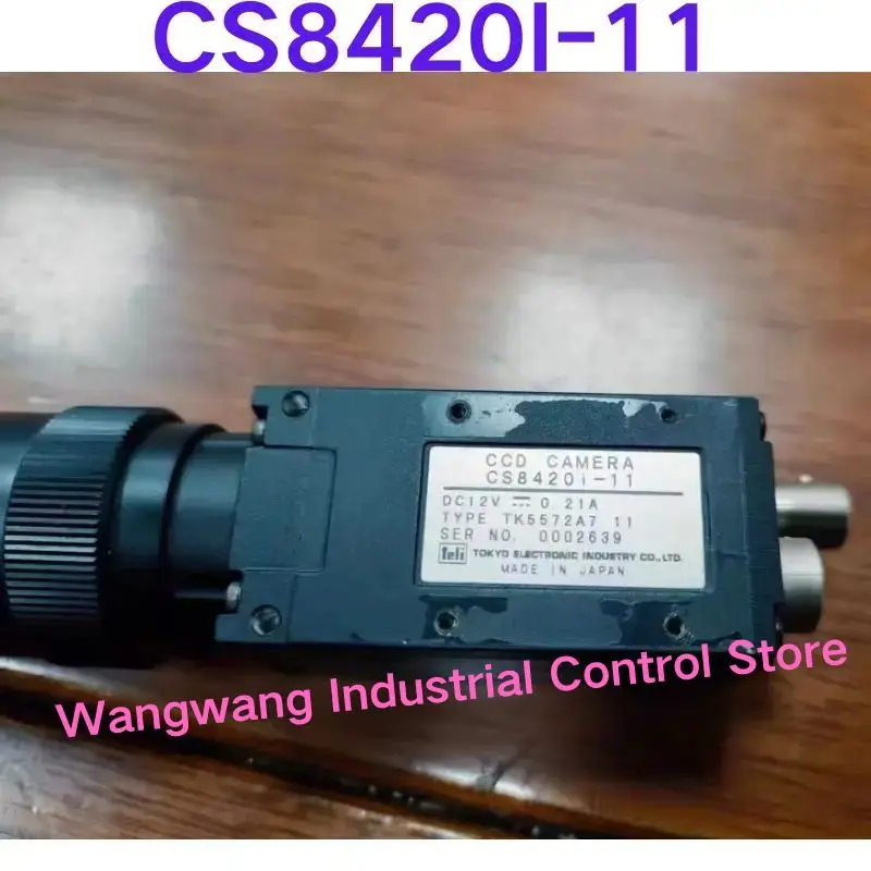 

Second-hand test OK , Industrial CCD camera with lens CS8420I-11