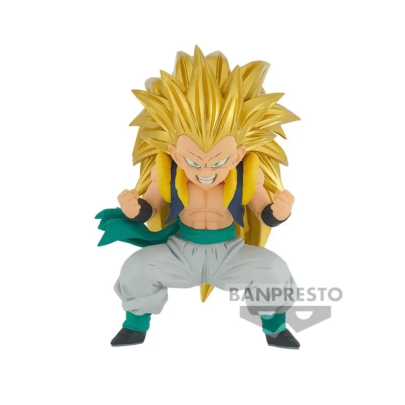 Bandai Original Banpresto Anime Dragon Ball Z BOS SPECIALXVI Super Saiyan 3 Gotenks PVC Action Figures Collection Doll Toys