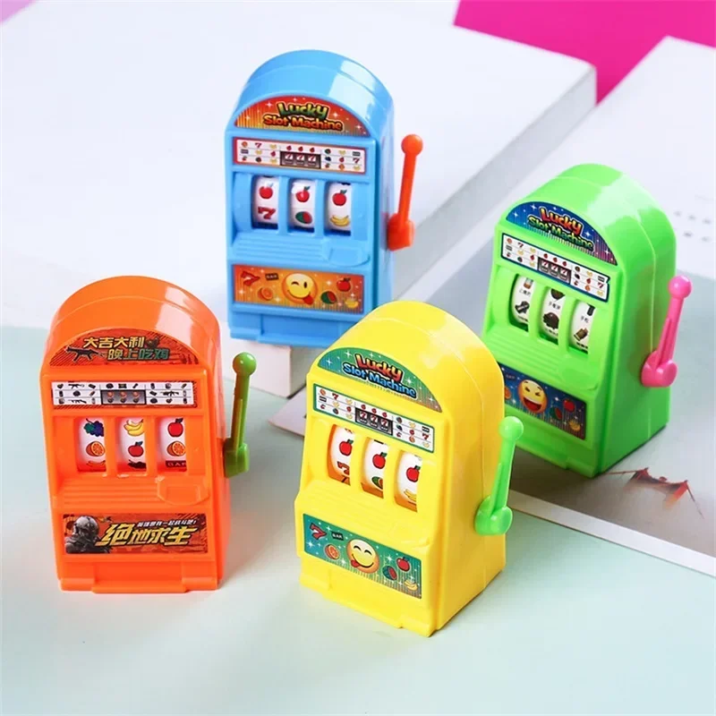 Mini Fruit Slot Machine Lucky Jackpot Anti-stress Antistress Kids Toys Funny Board Game For Children Gift Family Gathering