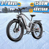DUOTTS F26 Electric Bicycle 1500W Dual Motor 48V20Ah Lithium Battery EBike 55KM/H Max Speed Dual Disc Brake City Electric Bike