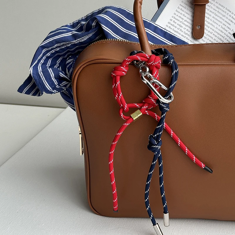 Japan and South Korea style accessories lanyard color nylon rope charm for bag pendant personality stylish anklet bracelet