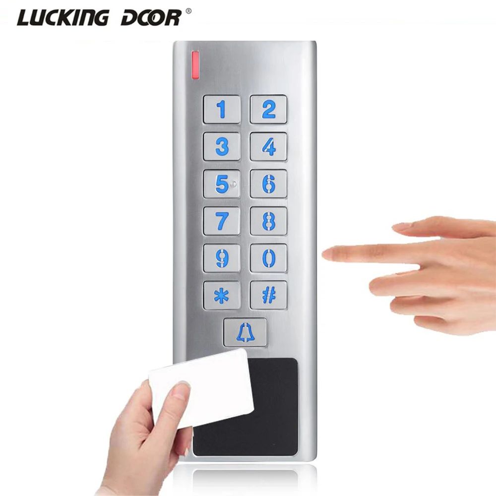 

Rfid Door Access Control Reader 2000Users WG input and output security RF Access Control Keypad IP68 Waterproof Outdoor use