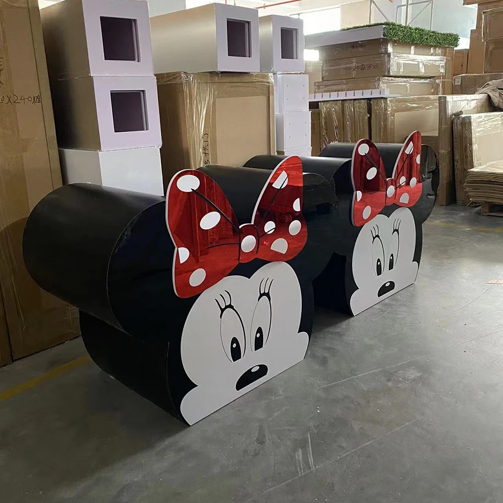 Animal Shape Acrylic Dining Table For Party Deco