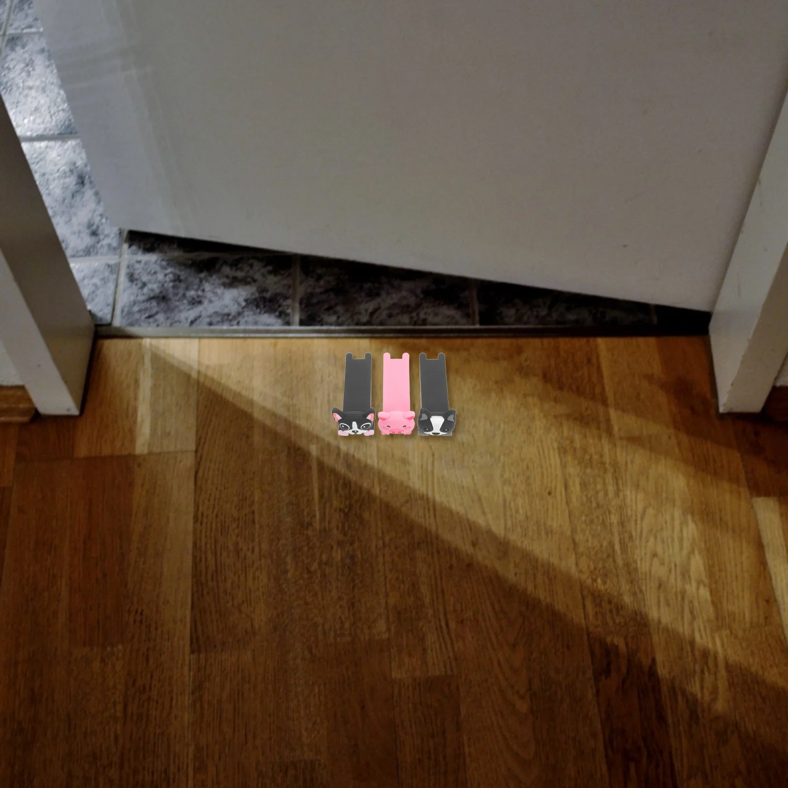 

3 Pcs Door Stopper Cartoon Wedge Anti Slam Floor Animal Doorstop Cute Handle Bumpers