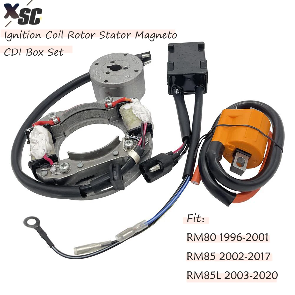 Performance Racing Magneto Stator Rotor Kit Box Set For Suzuki RM 80 85 85L RM80 RM85 RM85L Dirt Pit Bike MX Motocross