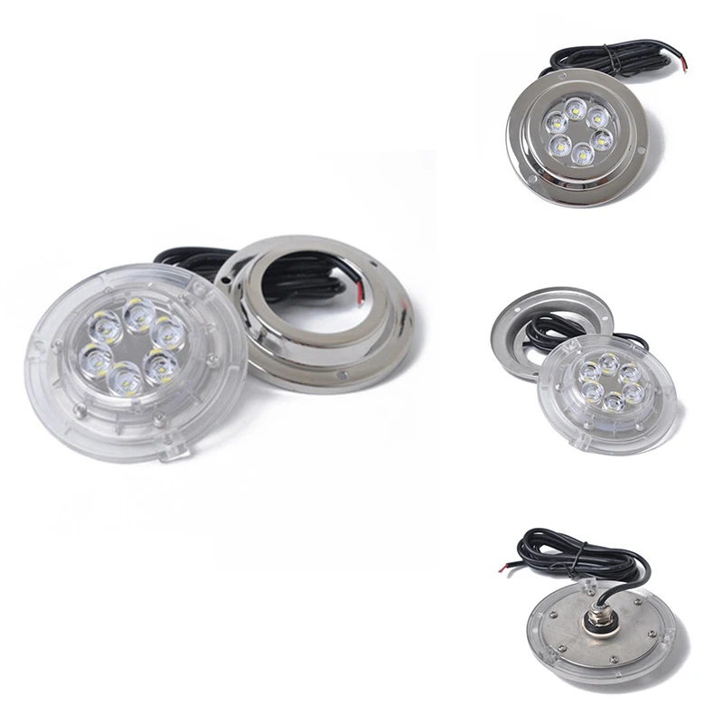 TOP DC10-30V 15W Swimming Pool Waterproof Marine LED Dock Deck Yacht Boat Underwater Light TP019019