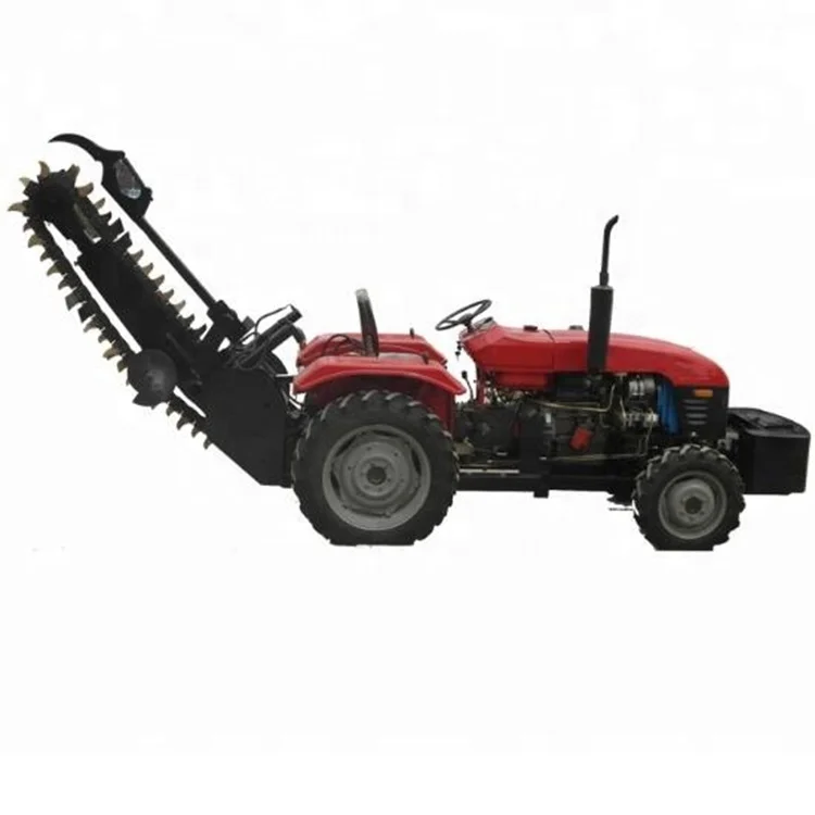 Hot Sale Digging Machine Mini Tractor Chain Trencher 3 Point Hitch Tractor Ditcher