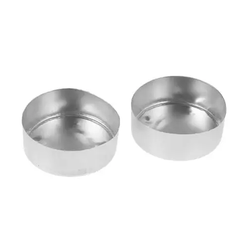 Aluminum Tealight Cups Wholesale 200Pcs DIY Candles Tealight Containers Case Candle Making Mold Tools 38x14mm Empty