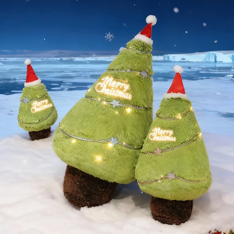 20/30 سنتيمتر شجرة عيد الميلاد لطيف ألعاب من نسيج مخملي سلسلة عيد الميلاد دمية ناعمة عيد الميلاد يوم ديكور المنزل لعبة طفل هدية الكريسماس #3