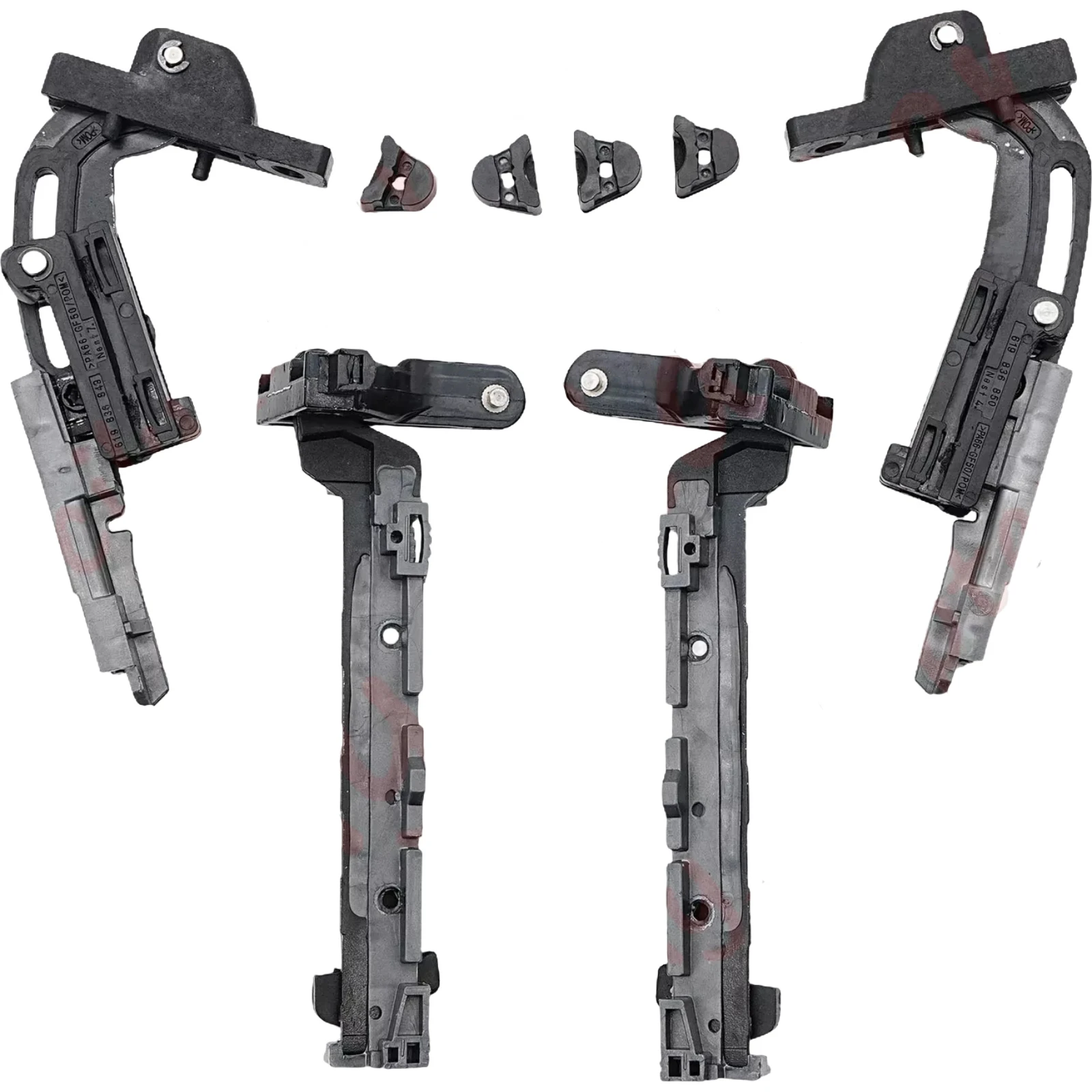 طقم تصليح فتحة السقف البانورامية الأمامية والخلفية لسيارة Mercedes C Class W205 604836865 604836866 ABS Metal #4