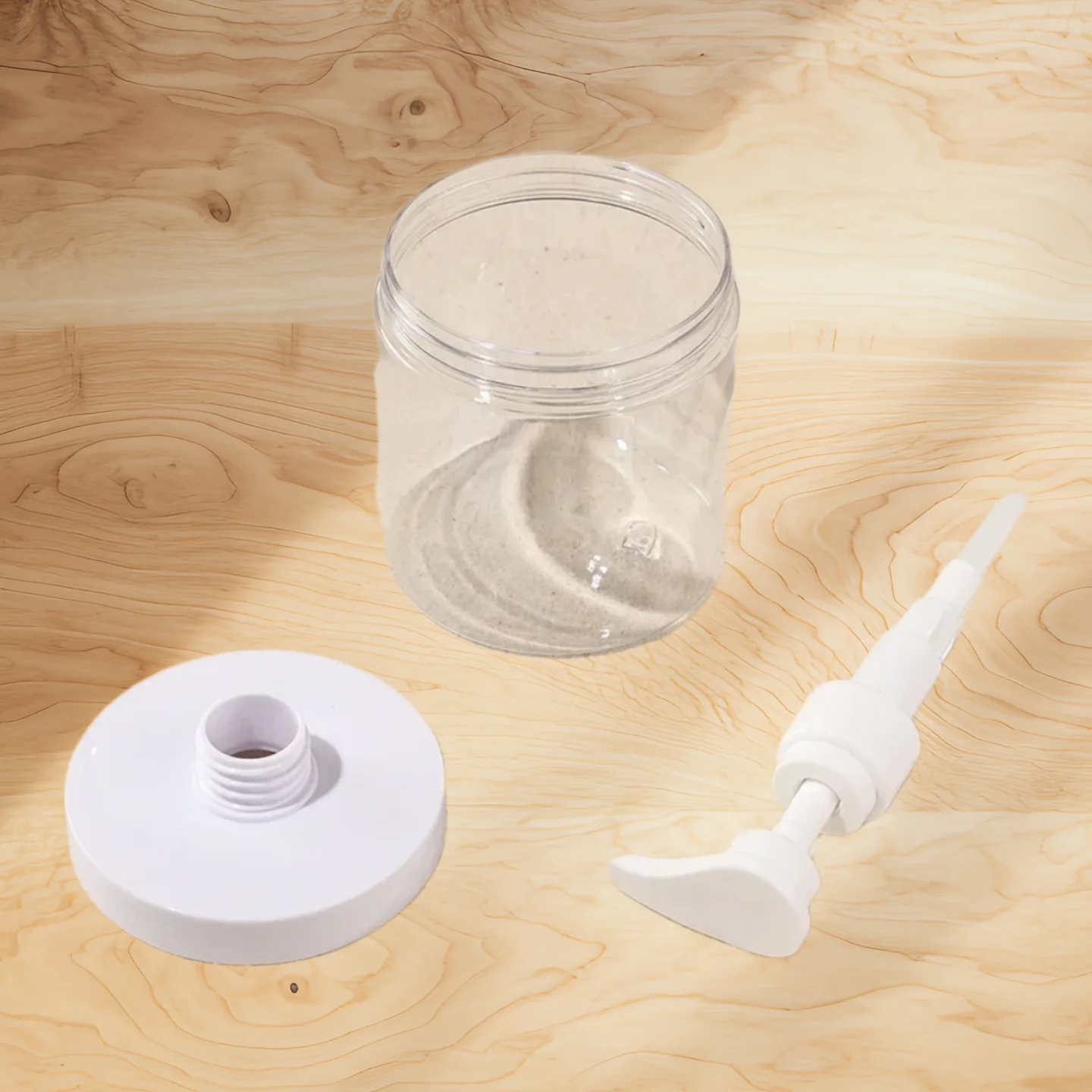 1 pz 500 ml/1000 ml Pompa Bottiglia Dispenser Bottiglie Riutilizzabili di Plastica Bocca Larga Stile Riutilizzabile Vuoto per Viaggio Doccia Sapone