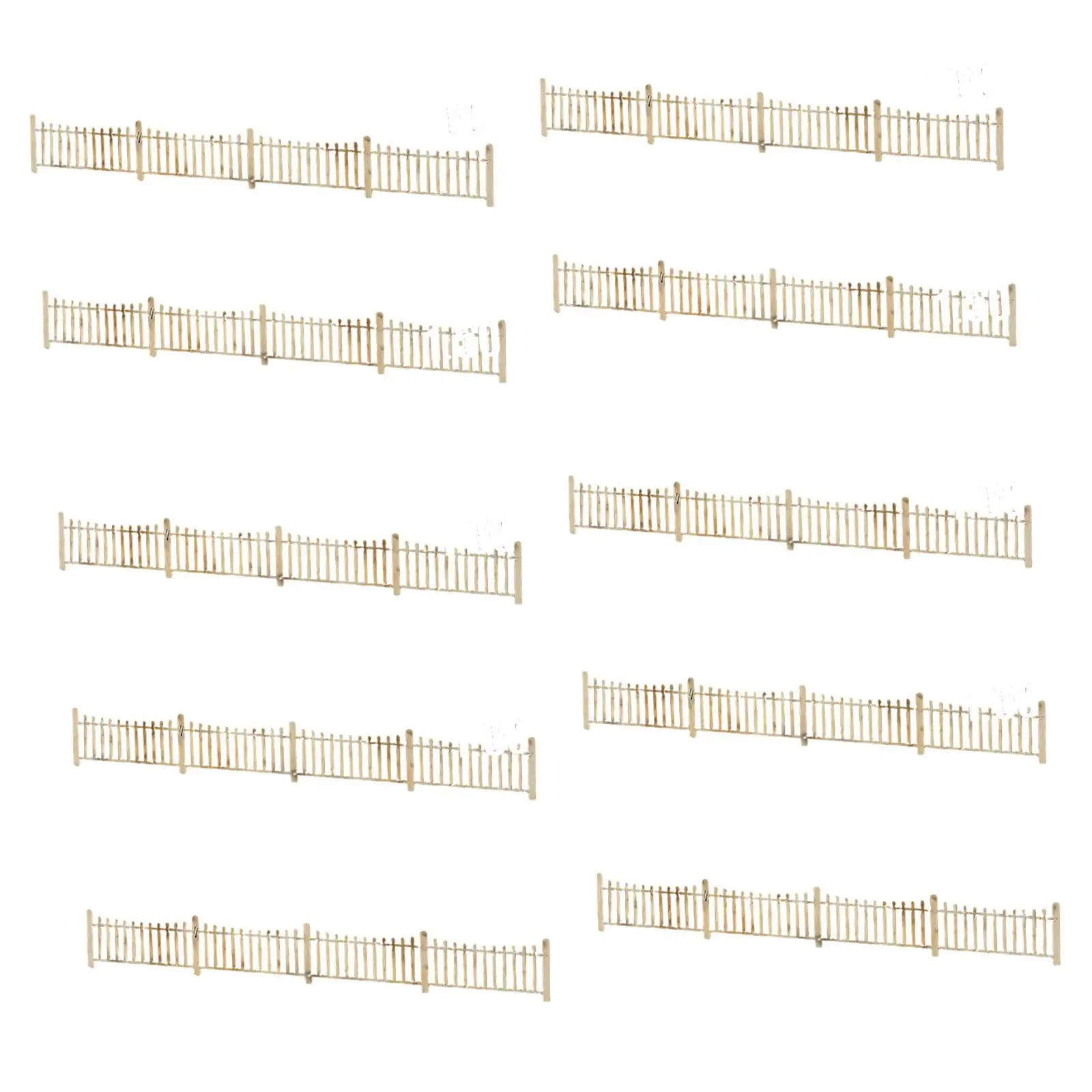 10 stuks miniatuur hekken landschap hekken 1/50 realistisch modelspooraccessoires voor tuinlandschap model DIY diorama scène