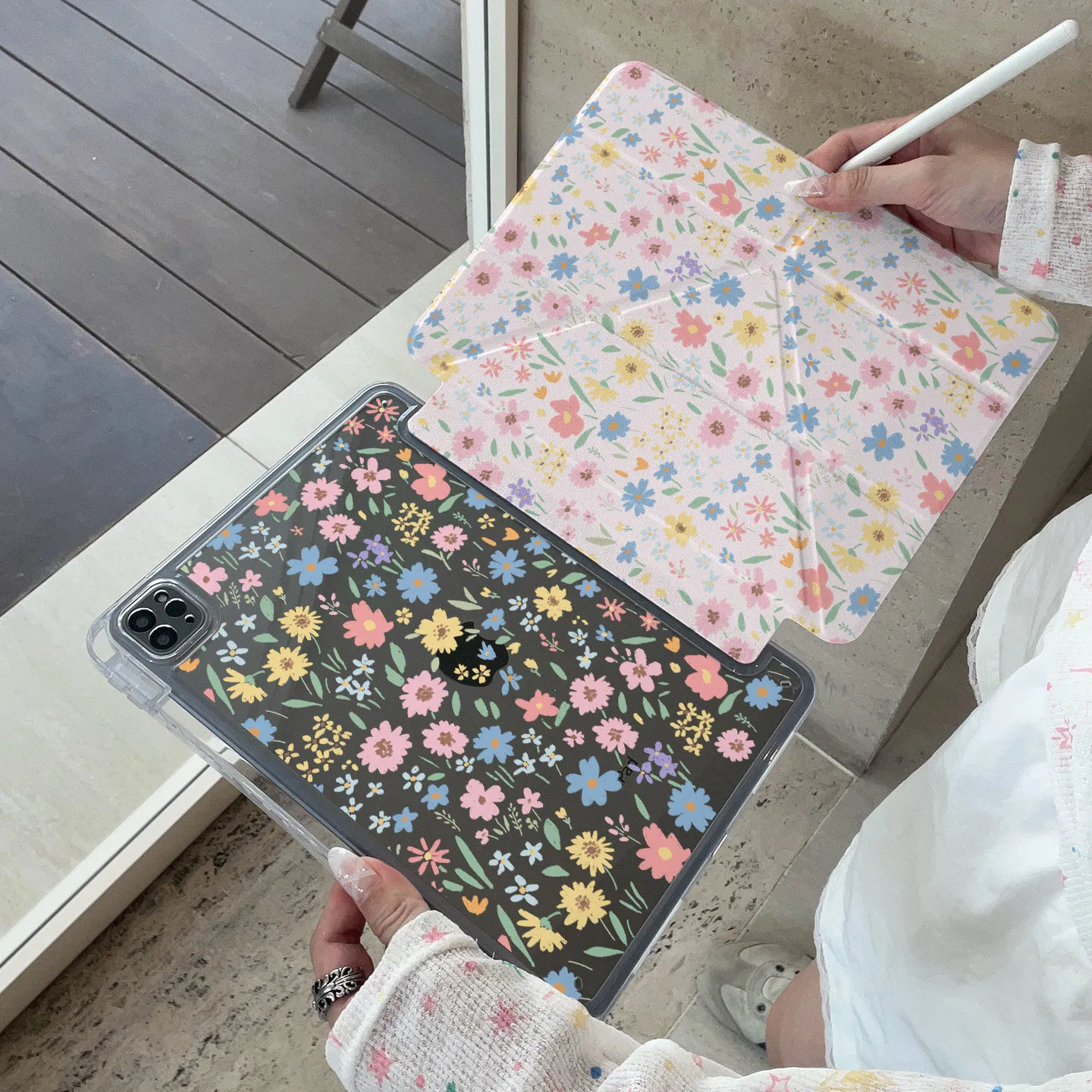 

Чехол-книжка с мультяшным принтом Y-Fold для iPad Air 11, iPad 10-го, 11-го поколений, A16, 9-го поколения, iPad Pro 11, 10.9 дюймов, 13 дюймов, M4, M5, 2025