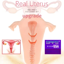 Male Masturbator Human Simulation Vagina Sex Toys Adult Products for women pussy Uterus toy for Adults pocket pussy box hidden