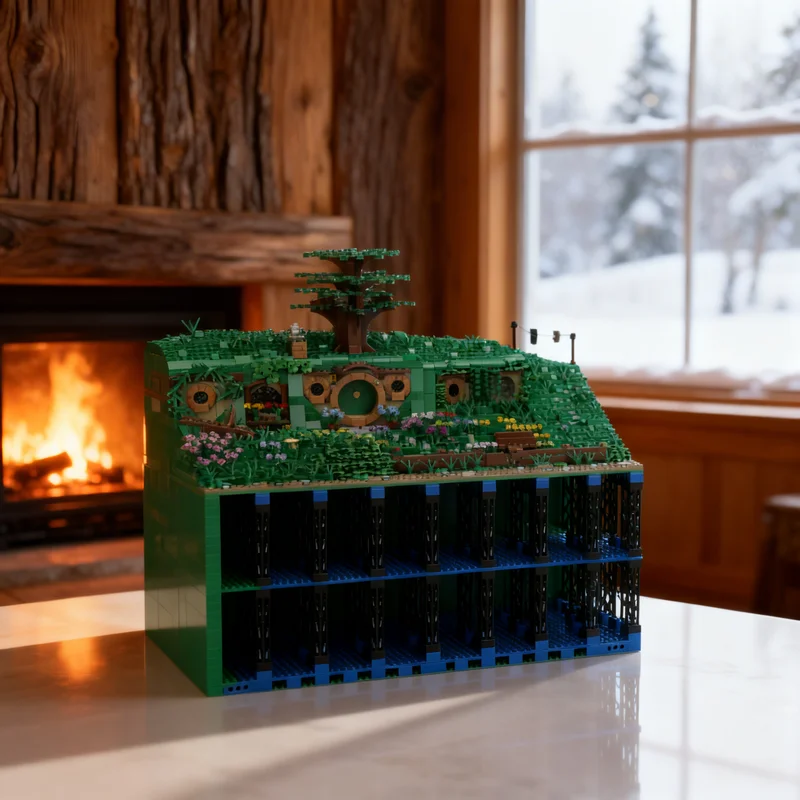 

3213 деталей MOC: Секция 6 Хоббитон, Модель «Властелин колец», Строительные блоки, Подарок для самостоятельной сборки, Креативный коллекционный декор, Премиум-класс