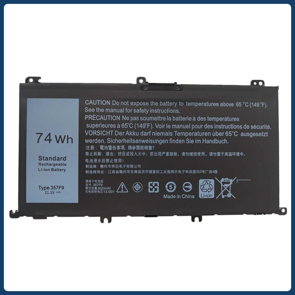 New 357F9 Laptop Battery for Dell Inspiron 071JF4 0GFJ6 P57F001 CPA-71JF4 Inspiron7556 7567 5577 7559 5576 7557 7759