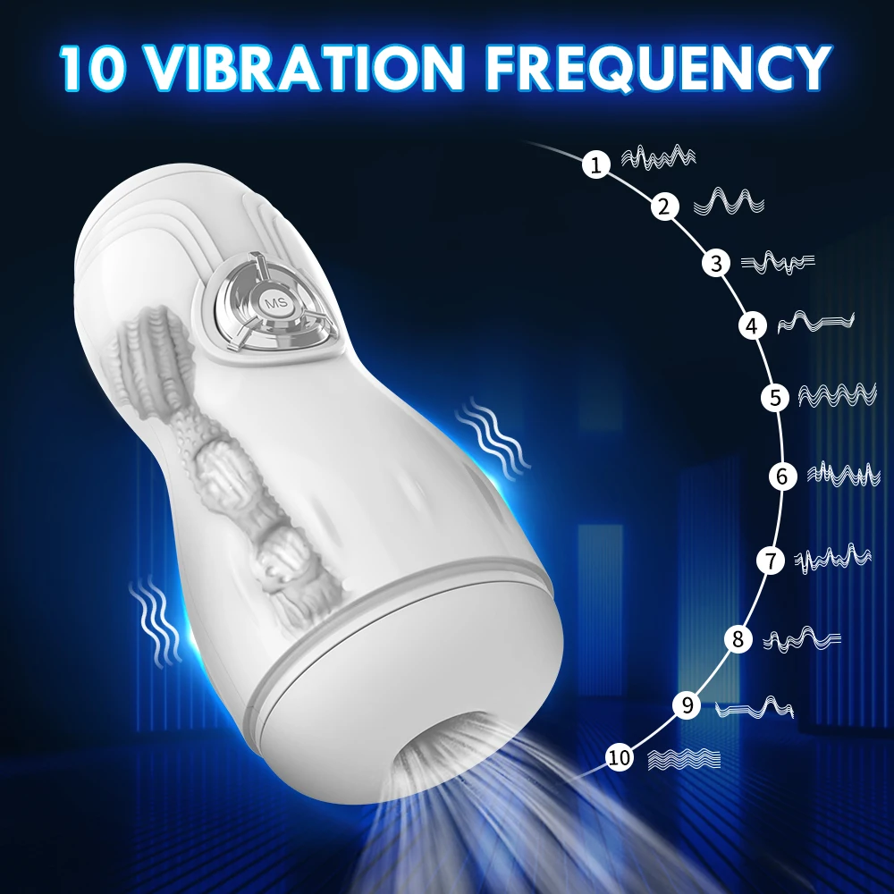 Automatic Male Masturbator Cup Vibration Blowjob Real Vagina Pocket Pussy Penis Oral Sex Machine Vacuum Toys For Man Adults 18+